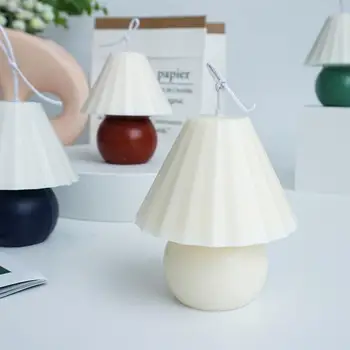 1 комплект Практичной формы для формования свечей, Стильная декоративная прочная 3D настольная лампа, форма для ароматерапевтических свечей из 2 частей