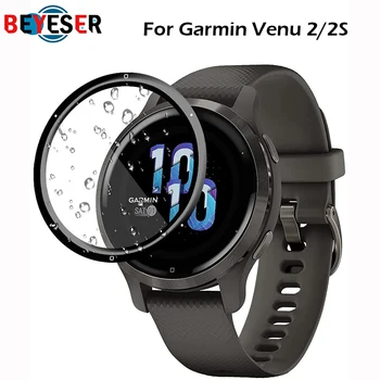 Мягкая защитная пленка 3D Edge Для Garmin Venu 2/2S Watch Venu2 Smartwatch с полноэкранным защитным покрытием