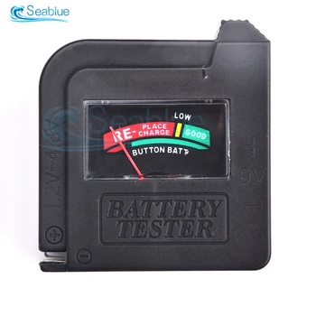 BT860 Тестер емкости батареи Указательного типа Ручной Тестер напряжения батареи Индикатор уровня заряда батареи 1,5 В / AA / AAA / 9 В Кнопочная ячейка
