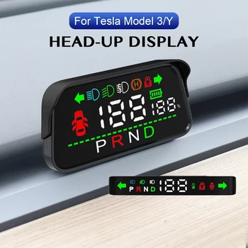 Для Tesla Модель 3 Y 2016-2023 Головной Дисплей Автомобиля Цифровая Сигнализация Индикатор Спидометра Дверная Передача Монитор Торможения Индикатор
