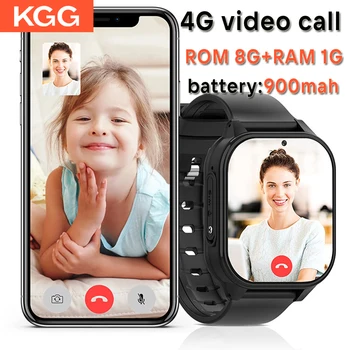 8 ГБ + 1 ГБ Детские Смарт-часы 4G GPS Видеозвонок SOS IP67 Водонепроницаемые детские Умные Часы Монитор обратного вызова Трекер телефонные Часы 900 мАч.