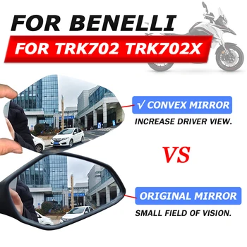Для Benelli TRK 702X TRK702 X TRK702X TRK 702 X Аксессуары Для Мотоциклов Выпуклое Зеркало Увеличивающее Зеркала Заднего Вида Объектив View Vision