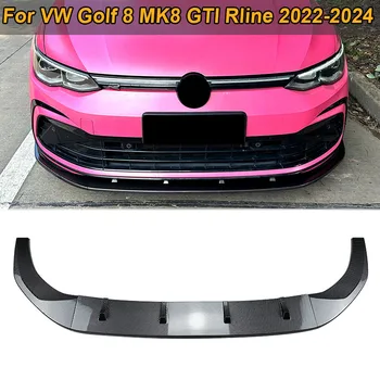 Передний Бампер Для VW Golf 8 MK8 GTI Rline 2022-2024 Для Губ, Боковой Спойлер, Разветвители, Диффузор, Обвес, Защита, Автомобильные Аксессуары