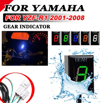Аксессуары для мотоциклов YAMAHA YZFR1 YZF R1 2001 2002 2003 2004 2005 2006 2007 2008 YZF-R1 1-6 Передач Дисплей Индикатор Метр