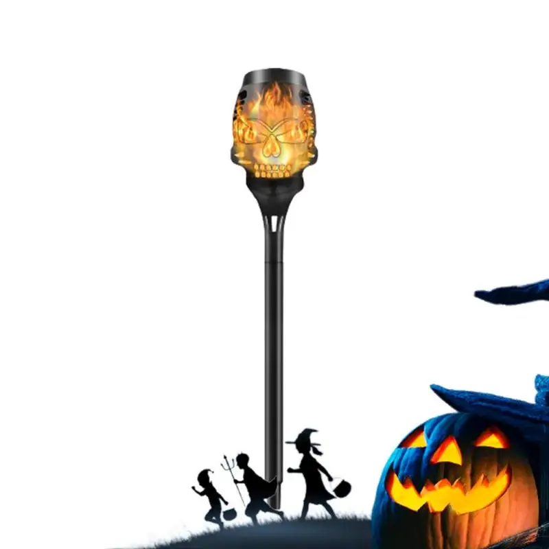 300 мАч Солнечные фонари-факелы Рождественский Солнечный Танцующий Свет Пламени Водонепроницаемый Наружный декор Пламя Лампы Огни для праздника на тротуаре - 3
