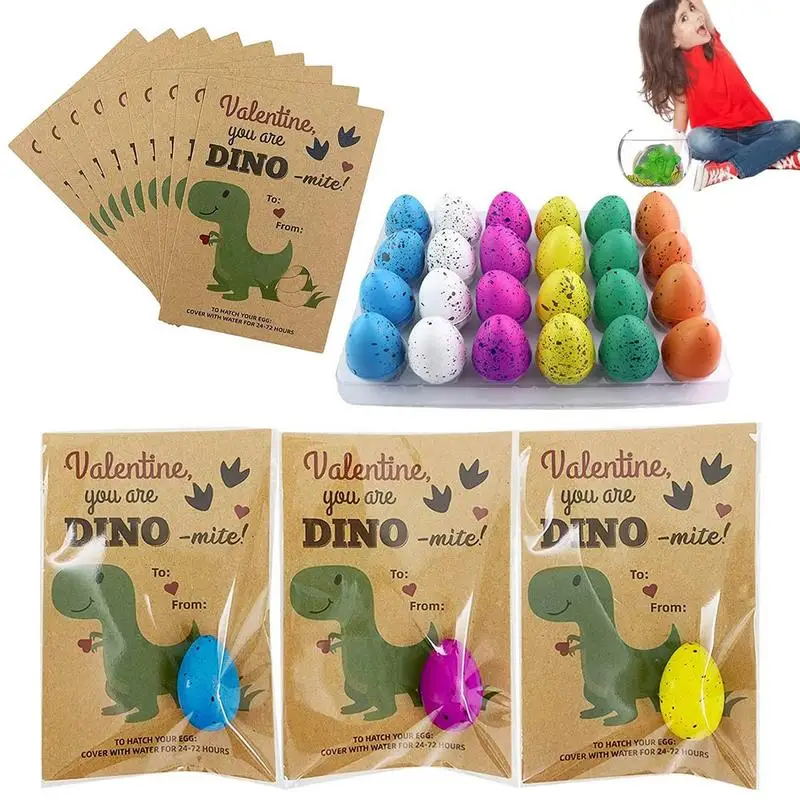 Игрушка из инкубационного яйца динозавра, 24 упаковки Игрушек для инкубации и выращивания динозавров, игрушки из яиц динозавра, научные наборы для взлома инкубационного яйца, Новинка, яйцо Динозавра С - 0