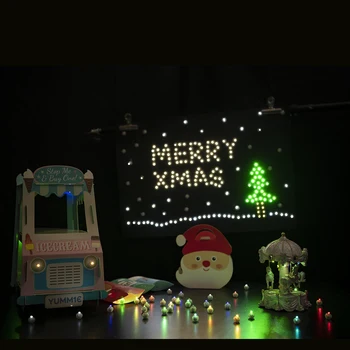 20шт Светодиодный светильник на воздушном шаре, крошечный светодиодный светильник, Мини-круглый светодиодный светильник-шар для бара, Рождественский декор для свадебной вечеринки