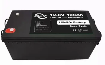 12,8 В 100 ач 1,28 кВтч свинцовокислотная аккумуляторная батарея для хранения энергии lifepo4 литий