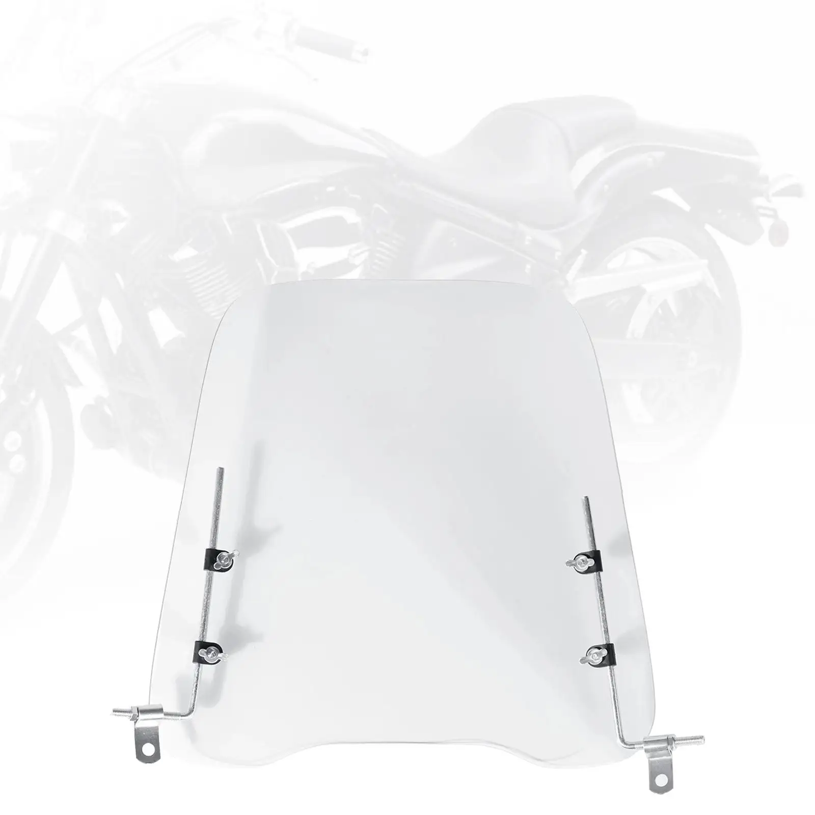 Универсальное Мотоциклетное Ветровое стекло для большинства мотоциклов - 4
