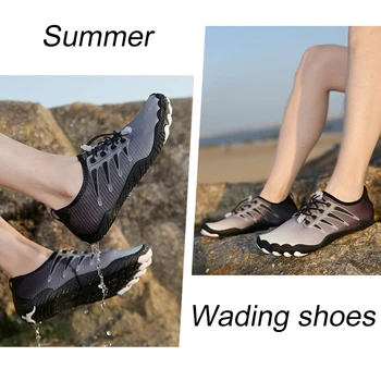 Обувь для плавания на пляже, нескользящие болотные кроссовки, Быстросохнущая болотная обувь, Дышащие износостойкие принадлежности для активного отдыха на озере