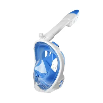 Со съемной силиконовой маской для подводного плавания для взрослых Маска для подводного плавания с широким обзором, Защита от запотевания, Защита от протечек