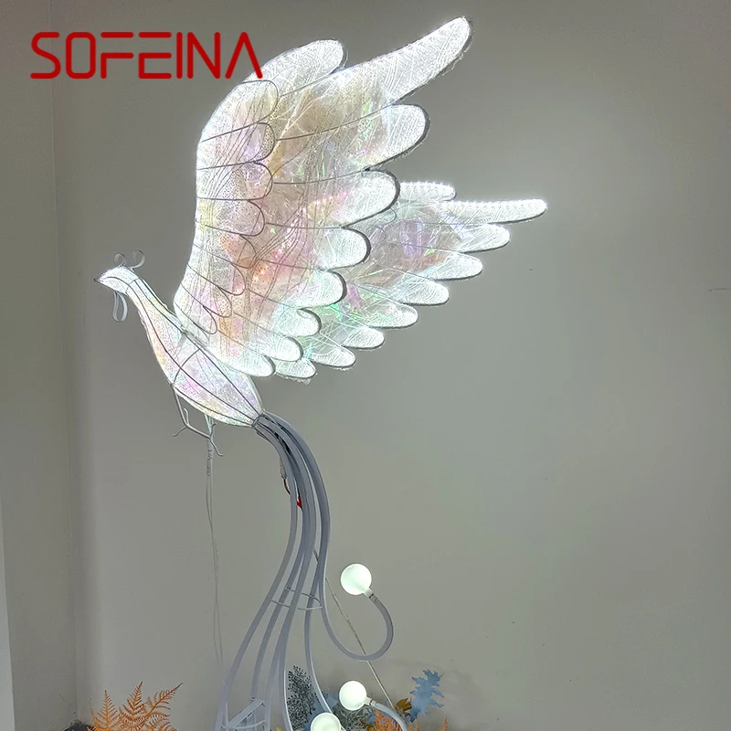 SOFEINA Modern Phoenix Свадебный фонарь, реквизит, уличный фонарь, светодиодное освещение сцены, атмосфера фестиваля, фоновое оформление - 0