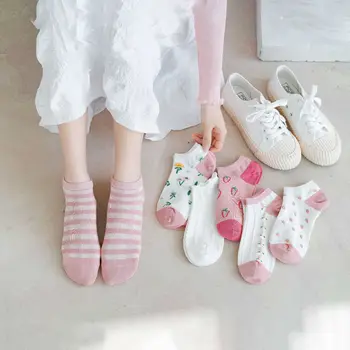 Весенне-летние новые носки для милых девочек в японском академическом стиле, носки Sweet Beauty, короткие носки с героями мультфильмов 
