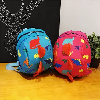 Школьные сумки рюкзаки с рисунком динозавра Довольно практичные Корейские новинки, моющиеся, креативные, универсальные, нейлоновая молния
