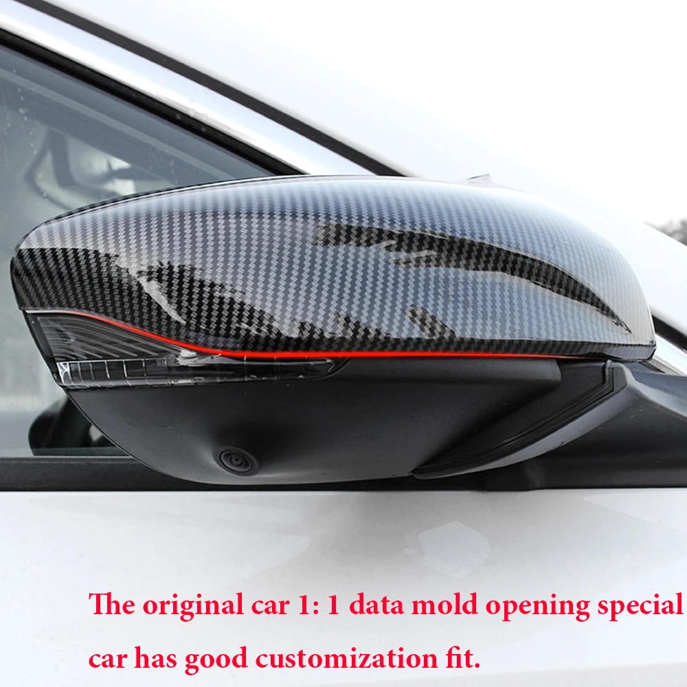 2X Крышка зеркала заднего вида нового дизайна для MG 5 MG5 2021, Накладка на боковое зеркало заднего вида, декоративные Аксессуары - 3
