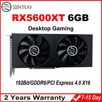 Для игровой видеокарты Radeon RX5600XT 6GB GDDR6 128Bit настольный компьютер GPU RX5600XT 6G 8Pin 7nm настольная видеокарта