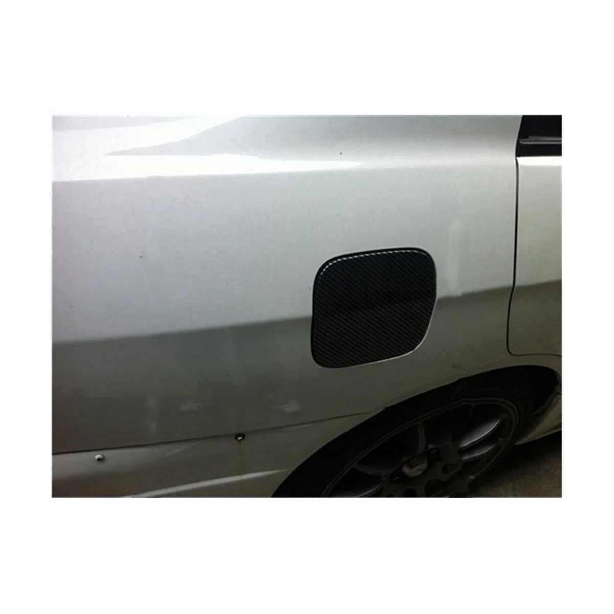 Наклейка для отделки крышки топливного бака автомобиля из настоящего углеродного волокна для Subaru Impreza WRX STi 2002-2006 - 3
