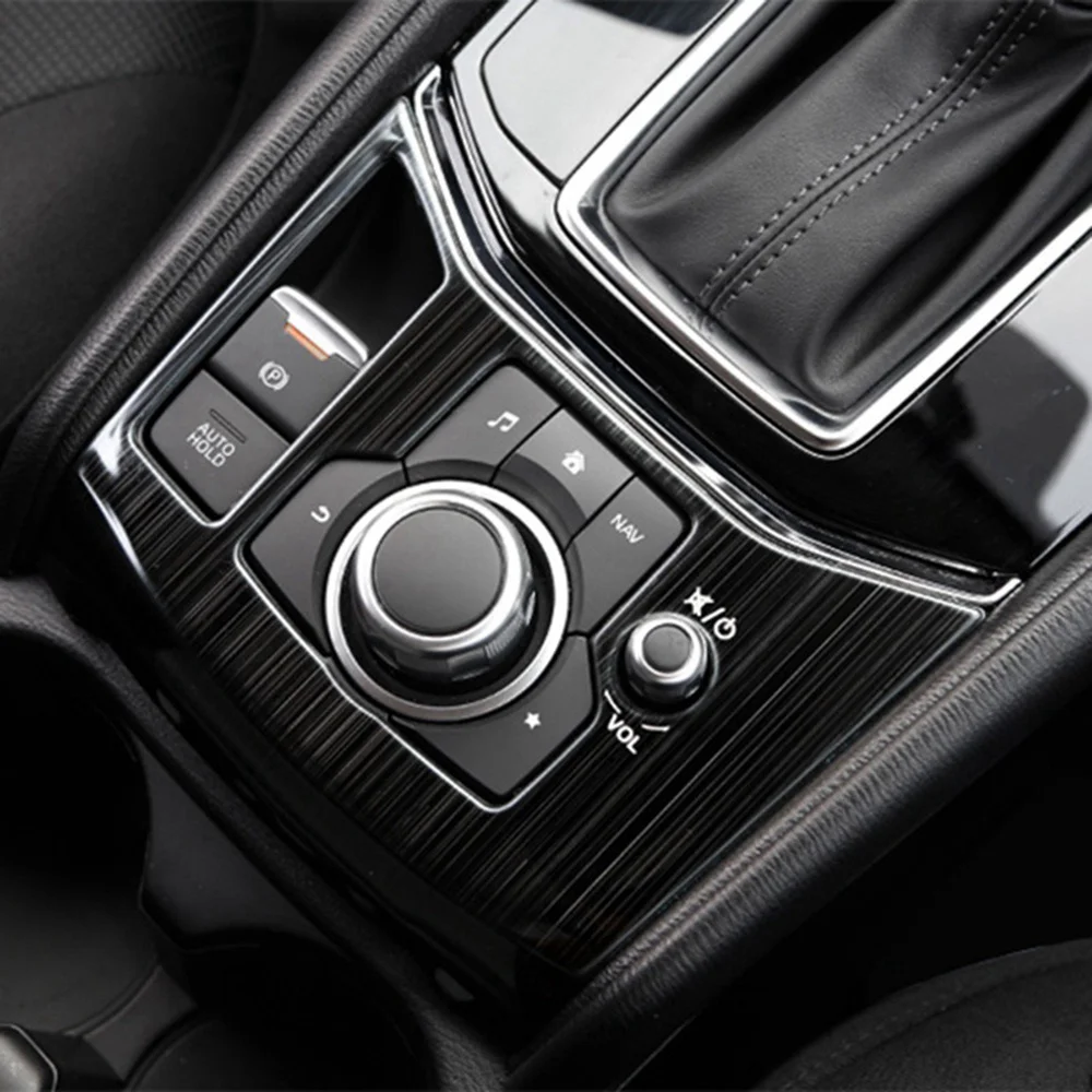 1 Комплект автомобильной консоли переключения передач, Накладка на панель, Крышка подстаканника, крышка дверного переключателя, крышка стеклоподъемника для Mazda CX-5 CX5 2017-2020 LHD - 4