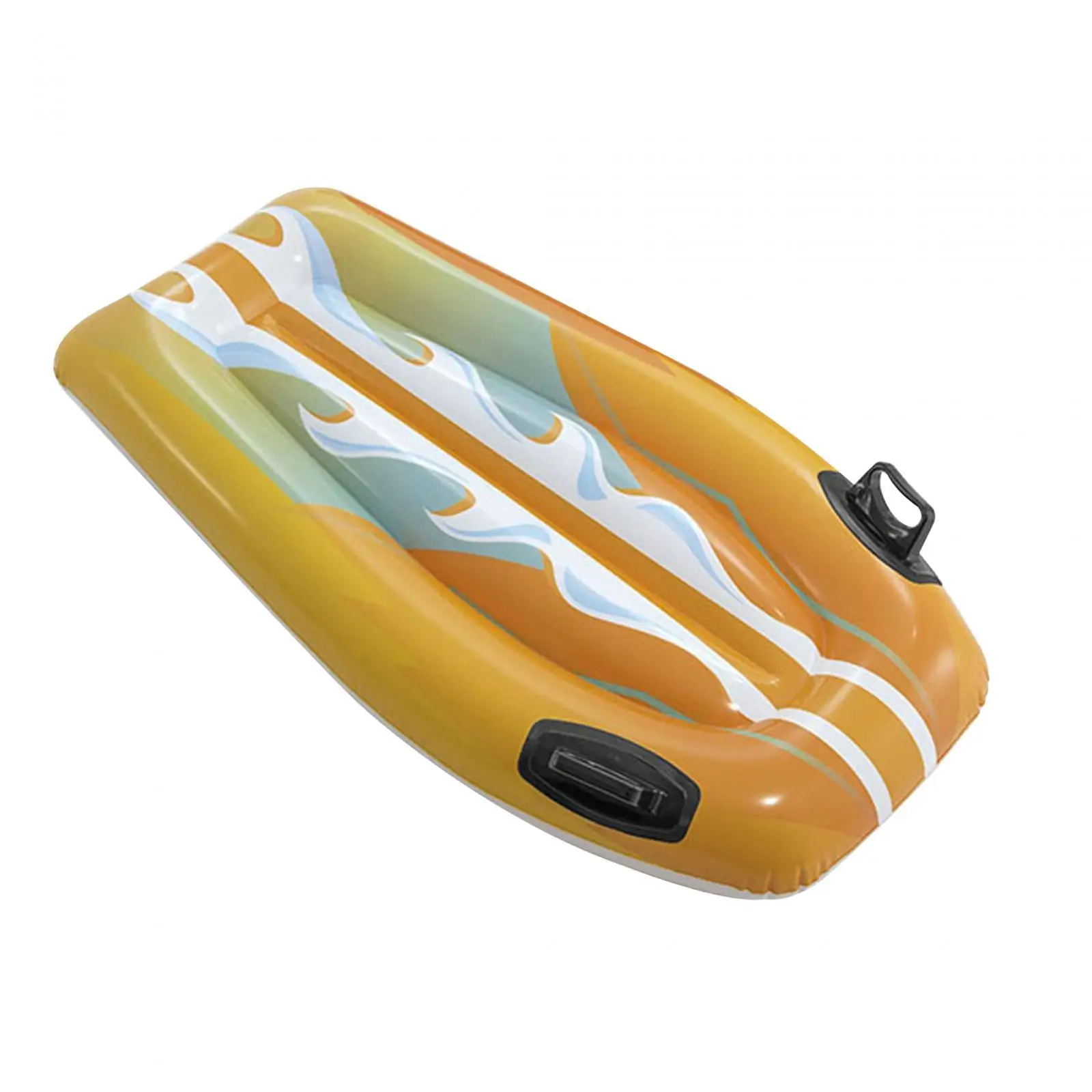 Надувная доска для серфинга для детей Игрушка для летнего бассейна Плавающая доска для серфинга для скольжения Портативные доски для плавания с ручкой - 5