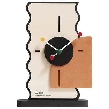 Простые настольные часы с маятником, аксессуары для дома, кабинета, спальни, декоративные часы и наручные часы высокого качества