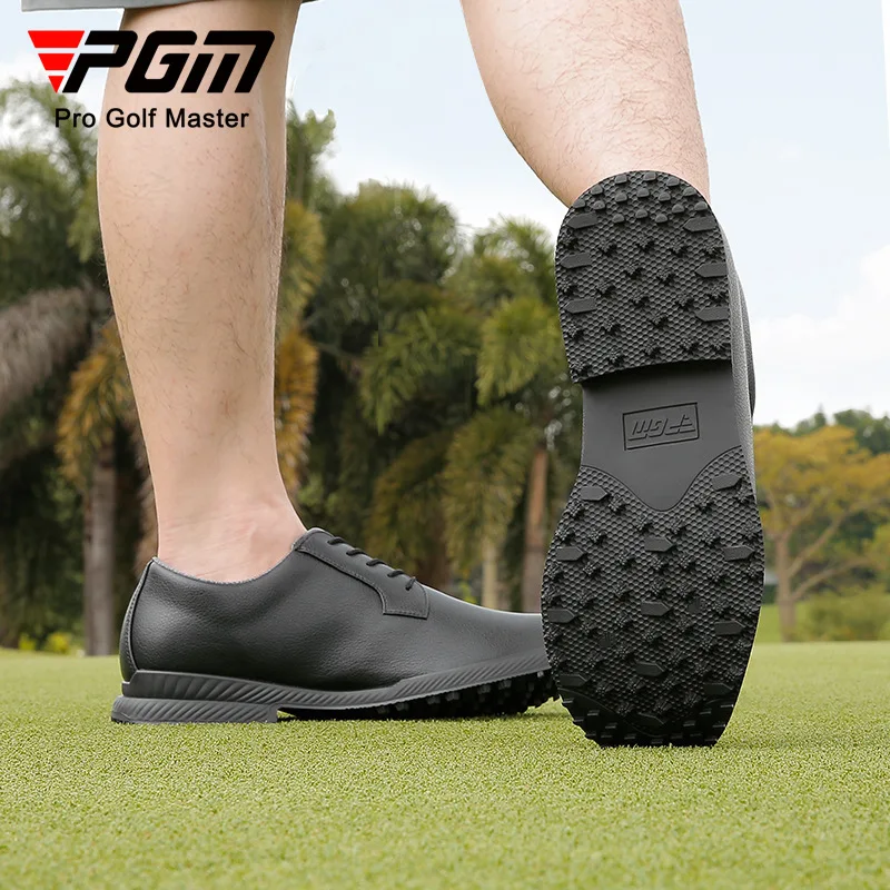 Мужская обувь для гольфа PGM, нескользящая, водонепроницаемая мужская спортивная обувь, Дышащие кроссовки XZ270 - 5