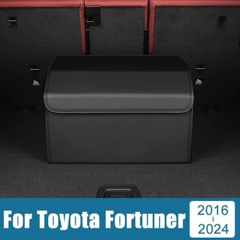 Для Toyota Fortuner 2016 2017 2018 2019 2020 2021 2022 2023 2024 Портативный Автомобильный Багажник Ящик Для Хранения Большой Емкости Держатель Крышка Инструмента