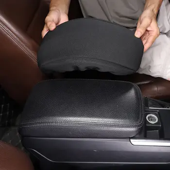 Для Mercedes Benz G Class W463 2013-2018 ткань Черная автокресло центральный подлокотник коробка защитный чехол Автомобильные Аксессуары
