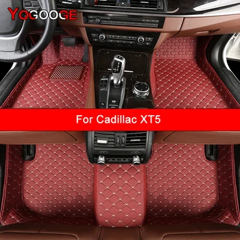 Автомобильные коврики YOGOOGE на заказ для Cadillac XT5, автоаксессуары, коврик для ног