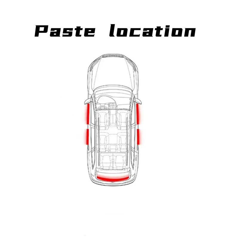 4 шт. наклейки на порог двери автомобиля из углеродного волокна для Nissan Sentra Автомобильные Аксессуары для защиты от царапин - 4