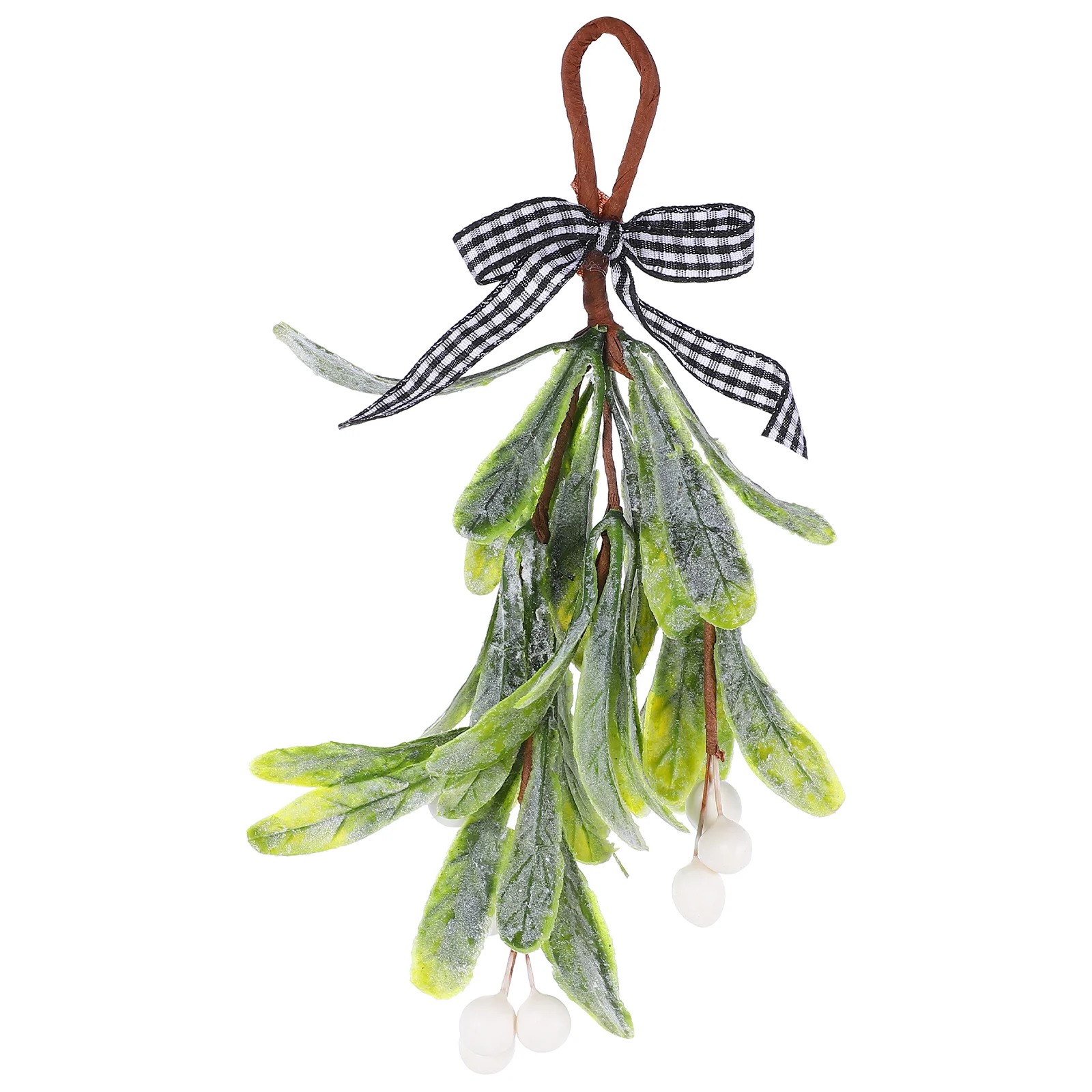 Миниатюрные декоративные Гобелены, искусственные рождественские ветки Омелы, украшения для вечеринок - 3