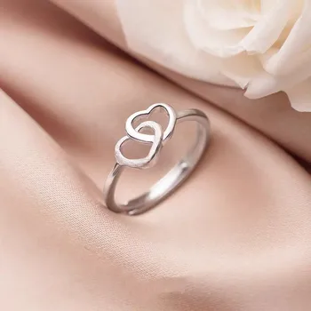 Кольцо с сердечком на палец для женщин, Свадебная вечеринка для девочек, Ювелирный подарок Y2K jz778