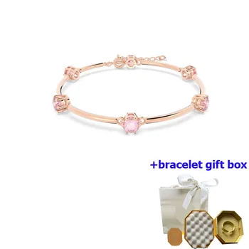 Высококачественный женский браслет из розового золота Constella с бриллиантами, подчеркивающий темперамент, красивый и трогательный, бесплатная доставка