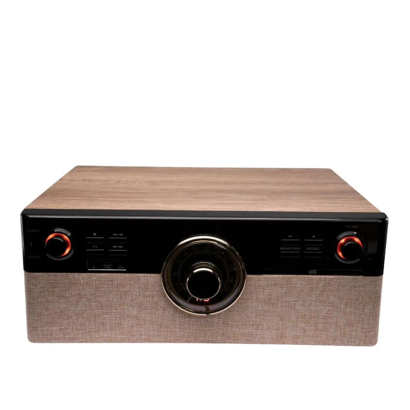 Проигрыватель с ностальгическим сохранением звука, мехатронный проигрыватель USB/CD, магнитола FM/AM, Bluetooth - 2