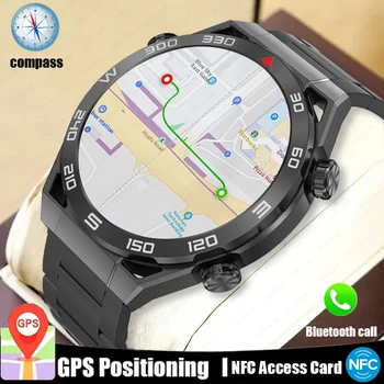 2023 Новые Умные Часы NFC ECG + PPG Bluetooth Вызов GPS Трекер Движения Браслет Фитнес-Часы Компас Смарт-Часы Мужские 2023