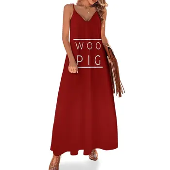 Платье Woo pig без рукавов, женские летние платья 2023, коктейль из платьев