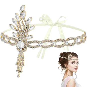 Лента-корона, повязки для волос, свадебные аксессуары для новобрачных, повязка на голову, хрустальные головные уборы, мисс