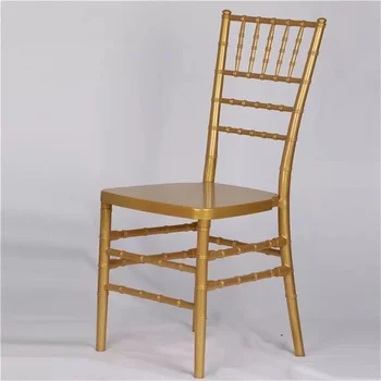 Оптовая продажа золотой смолы, металла, роскошного садового кресла Chiavari, салонного ужина, современной мебели для дома в скандинавском минимализме