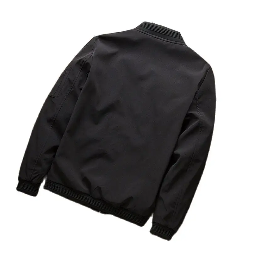 Мужская повседневная куртка-бомбер, мужская ветровка в стиле пэчворк, мужской кардиган на молнии, уличная одежда, винтажная мужская одежда 2023 6XL - 3